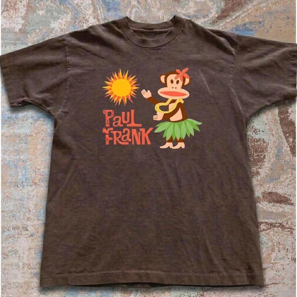 Paul Frank Brown T-Shirt With Cute Monkey
